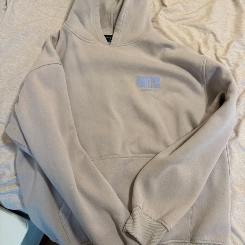 White Fox Archive 6.0 Oversized Hoodie Dove - Size S/M